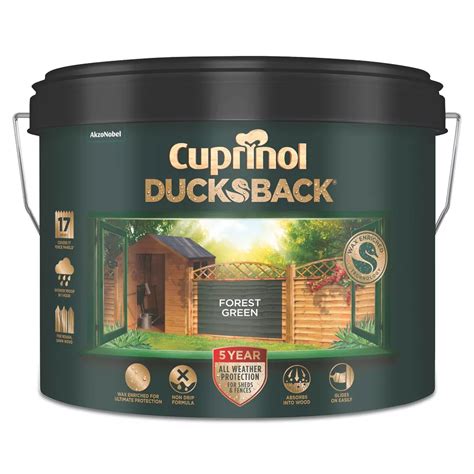 cuprinol ducksback forest green screwfix.